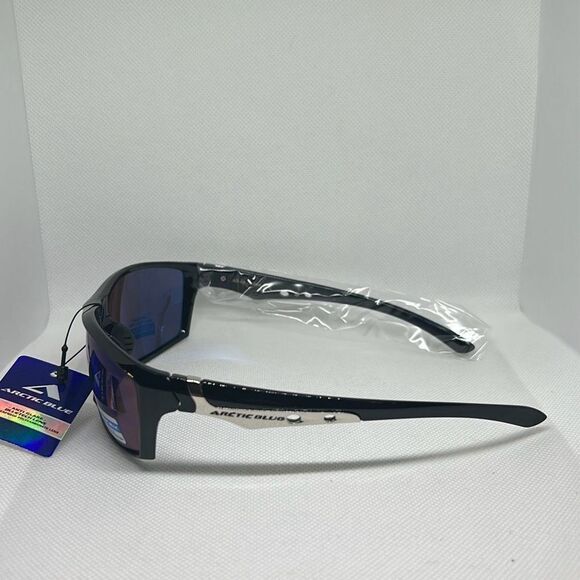 Arctic Blue Mirrored Sunglasses - Picture 2 of 3